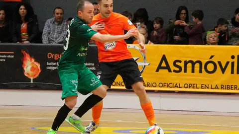 Pedro Garc&iacute;a, jugador del Aspil Vidal Ribera Navarra FS