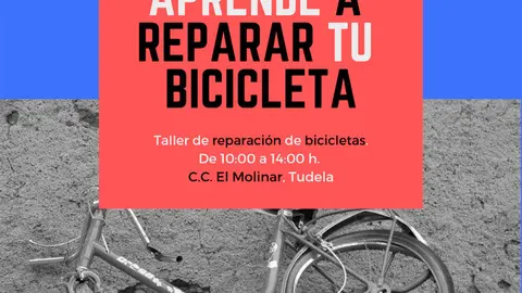 Taller b&aacute;sico de reparaci&oacute;n de bicicletas en Tudela