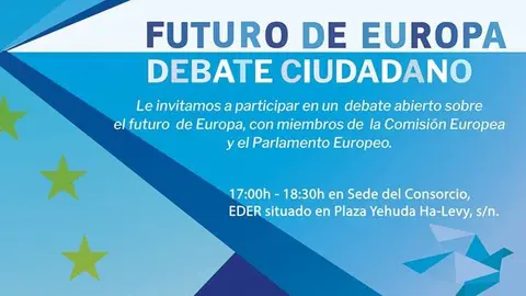 Debate abierto en Tudela sobre el 'Futuro de Europa'
