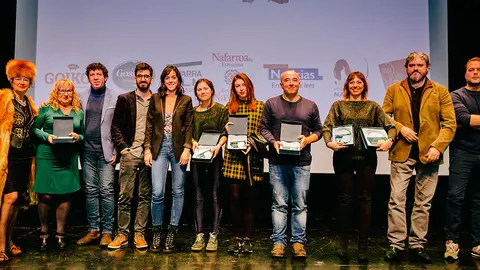 Entrega de premios del VI Certamen de cortometrajes 'Navarra, tierra de cine'