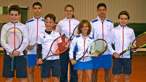 Tenistas del Club Cerro de Fontellas