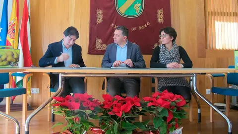 Firma del convenio con el Gobierno de La Rioja