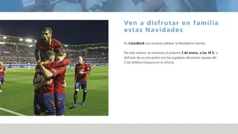 Encuentro en Tudela con jugadores del primer equipo del CA Osasuna