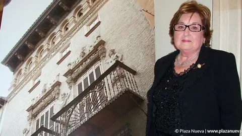 Mar&iacute;a Forcada en la inauguraci&oacute;n de la fundaci&oacute;n