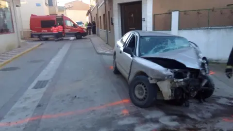 As&iacute; ha quedado el veh&iacute;culo tras el impacto
