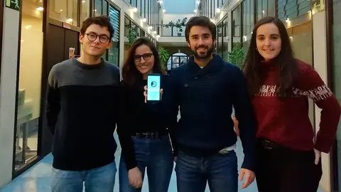 Los cuatro estudiantes nos presentan WhereClimb