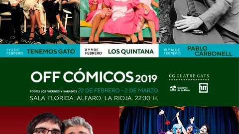 XXI Muestra Nacional de Teatro 'C&oacute;micos 2019' en Alfaro