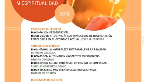 V Jornadas en Tudela de psicolog&iacute;a transpersonal y espiritualidad