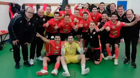 As&iacute; lo celebraron los jugadores y miembros del club