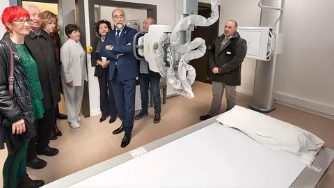 Visita a las nuevas instalaciones del servicio de radiolog&iacute;a