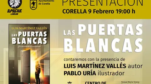 Presentaci&oacute;n en Corella del libro 'Las Puertas Blancas' de Luis Mart&iacute;nez Vall&eacute;s