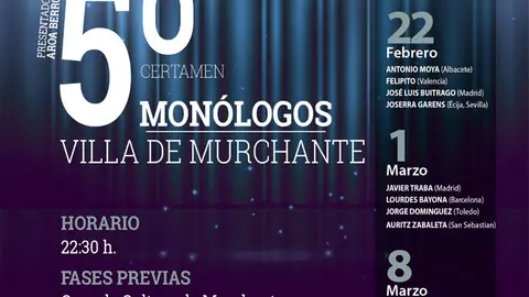 V Certamen de Mon&oacute;logos 'Villa de Murchante'