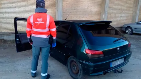 Veh&iacute;culo interceptado