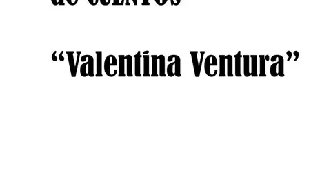 XVIII Concurso de cuentos 'Valentina Ventura' en Tauste