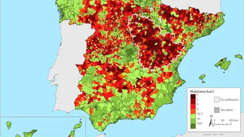 Regi&oacute;n escasamente poblada 2016