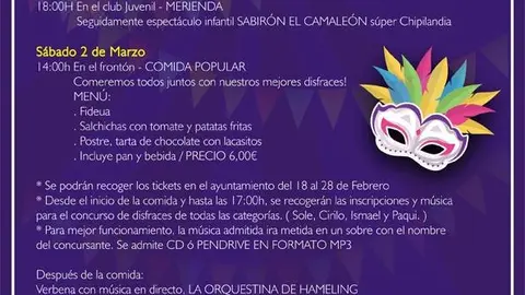 Carnaval 2019 Bu&ntilde;uel