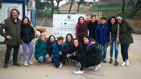 Visita a las obras del Cerro de Santa B&aacute;rbara