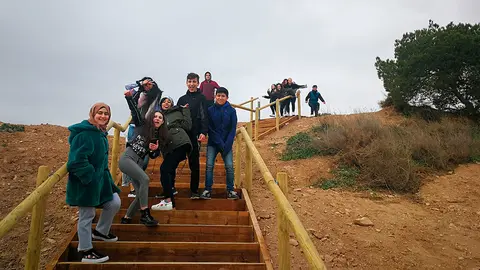 Visita a las obras del Cerro de Santa B&aacute;rbara 2