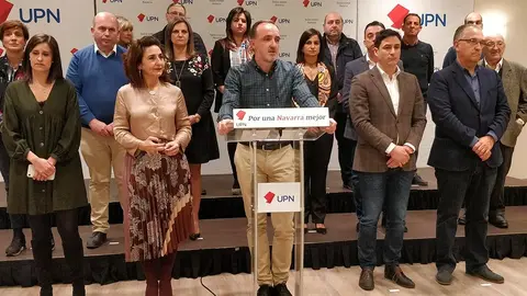 Javier Esparza hace p&uacute;blico del acuerdo entre UPN y PP