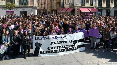 8M en Tudela esta ma&ntilde;ana