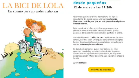 Cuentacuentos en Tudela &lsquo;La bici de Lola&rsquo;