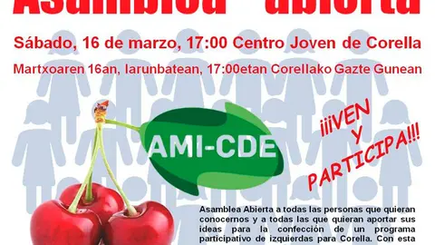 Asamblea abierta de AMI-CDE Corella