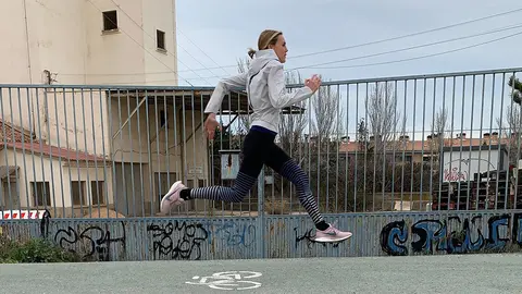 Leticia Acereda corriendo