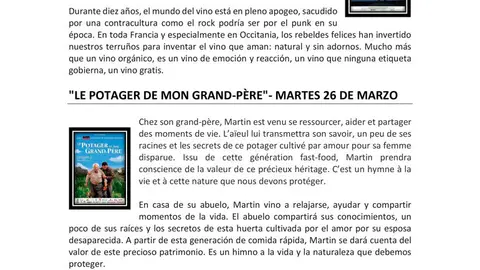 XV Ciclo de cine franc&eacute;s en Tauste