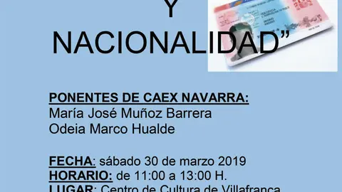 Charla informativa en Villafranca en materia de extranjer&iacute;a