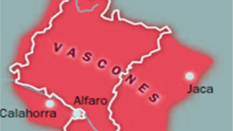 Mapa de vasconia