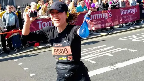 Patricia P&eacute;rez corriendo la Media Marat&oacute;n de Londres