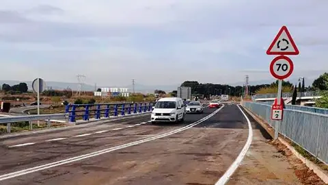 Reapertura del puente de la N121 C