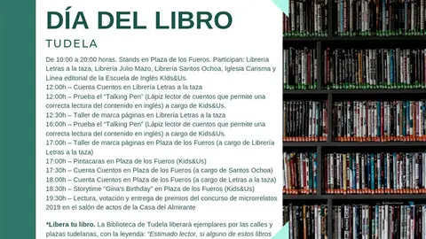 D&iacute;a del Libro 2019 en Tudela