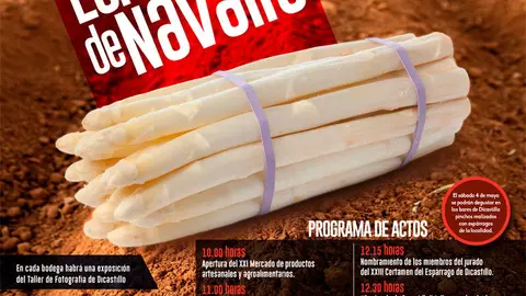 Feria del esp&aacute;rrago de Navarra 2019 en Dicastillo