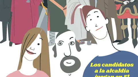 Los candidatos a la alcald&iacute;a juegan en El secreto de Benjam&iacute;n de Tudela