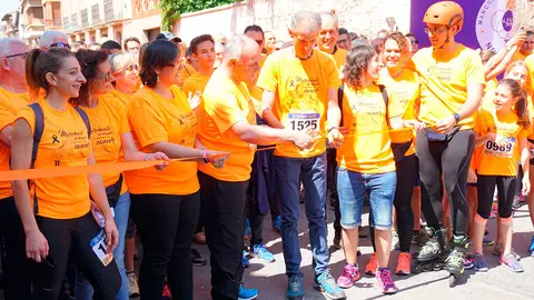 El investigador del Cima Pablo Sarobe cort&oacute; la cita que dio inici&oacute; a la marcha solidaria del a&ntilde;o pasado