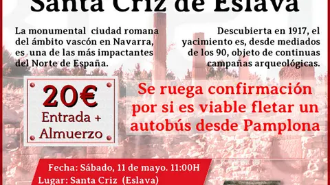 Visita cultural a Santa Criz de Eslava