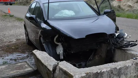 Fotografía del accidente ocurrido en Valtierra