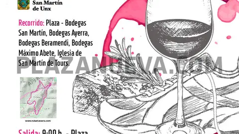 III Marcha Enotur&iacute;stica del Rosado de Navarra 2019 en San Mart&iacute;n de Unx