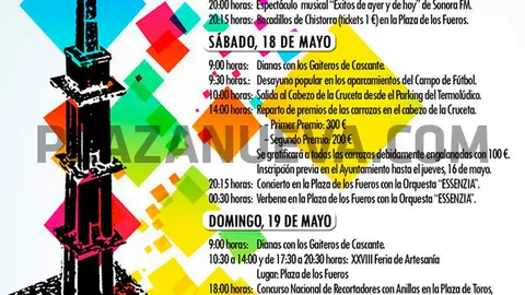 Fiestas de primavera 2019 en Cascante