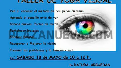 Taller en Arguedas de yoga visual