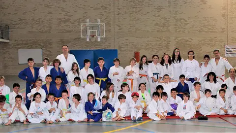 Shogun en la jornada de juegos infantiles de judo