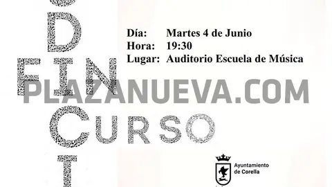 Audici&oacute;n fin de curso 2019 de la Escuela municipal de m&uacute;sica de Corella 'Blas de Laserna'