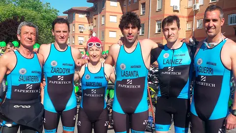 SDR Arenas Triatlon participa en Ejea de los Caballeros en  el I Triatlon Olímpico No Drafting de Ejea