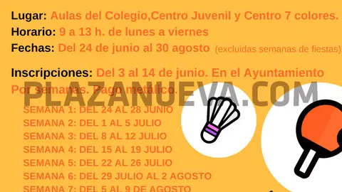 Talleres educativos verano 2019 en Murchante