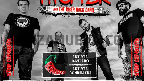 Concierto en Tudela de Josetxu Piperrak y el grupo local Pimiento Radikal
