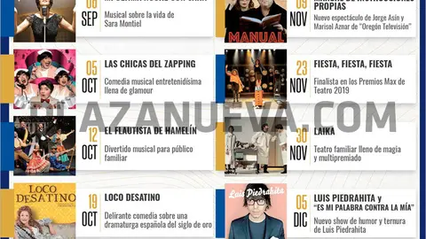 Ciclo de teatro &rsquo;Somos teatreros&rsquo; 2019 en Cintru&eacute;nigo