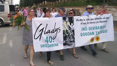 Marcha en recuerdo de Gladys 1