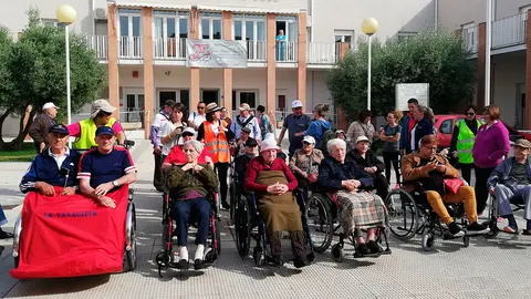 Usuarios de la residencia San Jos&eacute; de Corella