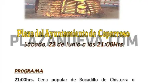 Hogueras de San Juan Caparroso